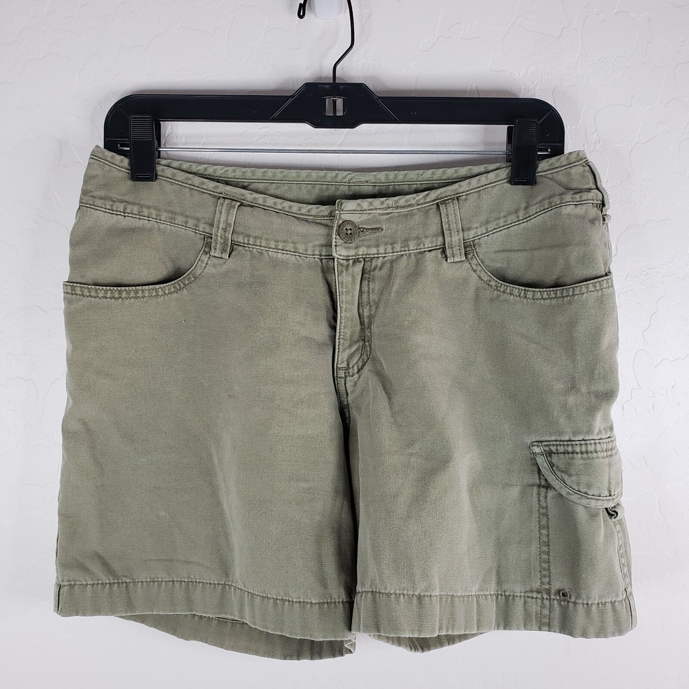 The North Face Shorts Women's Size 8 Green A5 Series Outdoor Hiking Cargo Pocket - Picture 1 of 11